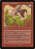 Matte Finish Urza's Destiny Reckless Abandon ( #94 )