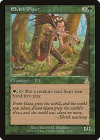 Matte Finish Urza's Destiny Elvish Piper ( #104 )