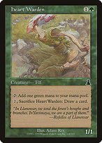 Matte Finish Urza's Destiny Heart Warden ( #108 )