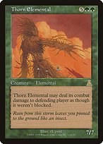 Matte Finish Urza's Destiny Thorn Elemental ( #123 )
