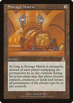 Matte Finish Urza's Destiny Storage Matrix ( #138 )