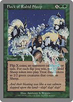 Matte Finish Unglued Flock of Rabid Sheep ( #57 )