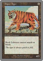Matte Finish Unglued Paper Tiger ( #78 )
