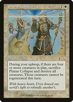 Matte Finish Urza's Legacy Planar Collapse ( #18 )