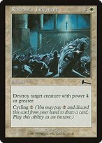 Matte Finish Urza's Legacy Radiant's Judgment ( #22 )