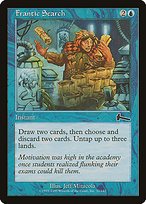 Matte Finish Urza's Legacy Frantic Search ( #32 )