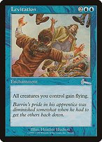 Matte Finish Urza's Legacy Levitation ( #35 )