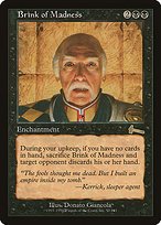 Matte Finish Urza's Legacy Brink of Madness ( #50 )
