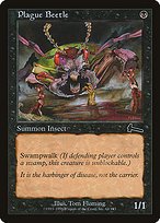 Matte Finish Urza's Legacy Plague Beetle ( #64 )