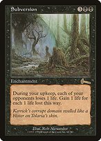 Matte Finish Urza's Legacy Subversion ( #68 )