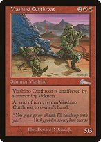 Matte Finish Urza's Legacy Viashino Cutthroat ( #94 )