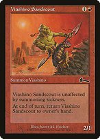 Matte Finish Urza's Legacy Viashino Sandscout ( #96 )
