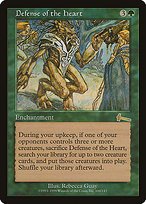 Matte Finish Urza's Legacy Defense of the Heart ( #100 )