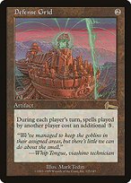 Matte Finish Urza's Legacy Defense Grid ( #125 )