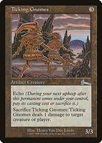 Matte Finish Urza's Legacy Ticking Gnomes ( #136 )