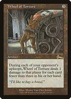 Matte Finish Urza's Legacy Wheel of Torture ( #138 )