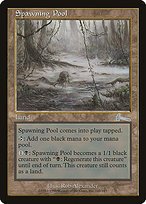 Matte Finish Urza's Legacy Spawning Pool ( #142 )