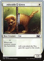Matte Finish Unsanctioned Adorable Kitten ( #1 )
