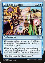 Matte Finish Unsanctioned Common Courtesy ( #22 )