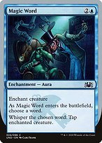 Matte Finish Unsanctioned Magic Word ( #24 )