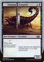 Matte Finish Unsanctioned Stinging Scorpion ( #46 )
