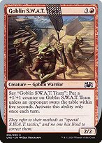 Matte Finish Unsanctioned Goblin S.W.A.T. Team ( #52 )