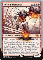 Matte Finish Unsanctioned Infinity Elemental ( #54 )
