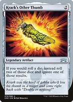 Matte Finish Unsanctioned Krark's Other Thumb ( #79 )