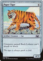 Matte Finish Unsanctioned Paper Tiger ( #80 )