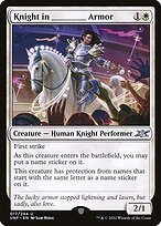 Matte Finish Unfinity Knight in _____ Armor ( #17 )