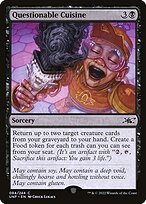 Matte Finish Unfinity Questionable Cuisine ( #84 )