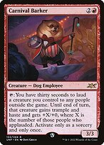 Matte Finish Unfinity Carnival Barker ( #102 )