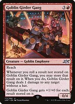 Matte Finish Unfinity Goblin Girder Gang ( #111 )