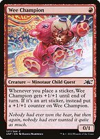 Matte Finish Unfinity Wee Champion ( #127 )