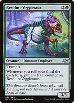 Matte Finish Unfinity Resolute Veggiesaur ( #153 )