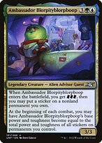 Matte Finish Unfinity Ambassador Blorpityblorpboop ( #161 )