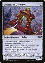 Matte Finish Unfinity Draconian Gate-Bot ( #188 )