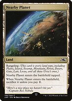 Matte Finish Unfinity Nearby Planet ( #198 )