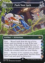Matte Finish Unfinity Push Your Luck ( #224 Variant a)