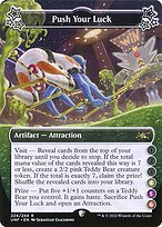 Matte Finish Unfinity Push Your Luck ( #224 Variant b)
