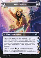 Matte Finish Unfinity Trivia Contest ( #233 Variant b)