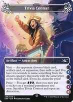 Matte Finish Unfinity Trivia Contest ( #233 Variant c)