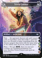 Matte Finish Unfinity Trivia Contest ( #233 Variant d)