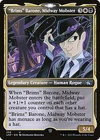 Matte Finish Unfinity "Brims" Barone, Midway Mobster ( #256 )