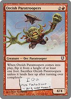 Matte Finish Unhinged Orcish Paratroopers ( #83 )