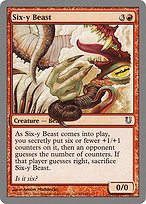 Matte Finish Unhinged Six-y Beast ( #89 )