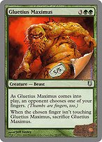 Matte Finish Unhinged Gluetius Maximus ( #98 )