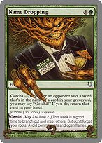 Matte Finish Unhinged Name Dropping ( #105 )