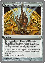 Matte Finish Unhinged Pointy Finger of Doom ( #126 )