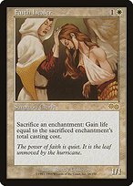 Matte Finish Urza's Saga Faith Healer ( #14 )